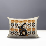 Zuko Rabbit Reversible Indoor/Outdoor Lumbar Pillow