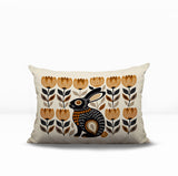Zuko Rabbit Reversible Indoor/Outdoor Lumbar Pillow