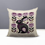 Zuko Rabbit Reversible Indoor/Outdoor Square Pillow
