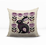 Zuko Rabbit Reversible Indoor/Outdoor Square Pillow