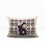 Zuko Rabbit Reversible Indoor/Outdoor Lumbar Pillow
