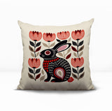 Zuko Rabbit Reversible Indoor/Outdoor Square Pillow