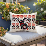 Zuko Rabbit Reversible Indoor/Outdoor Lumbar Pillow