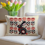 Zuko Rabbit Reversible Indoor/Outdoor Lumbar Pillow