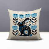 Zuko Rabbit Reversible Indoor/Outdoor Square Pillow