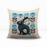 Zuko Rabbit Reversible Indoor/Outdoor Square Pillow
