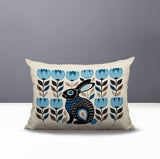 Zuko Rabbit Reversible Indoor/Outdoor Lumbar Pillow