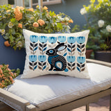 Zuko Rabbit Reversible Indoor/Outdoor Lumbar Pillow