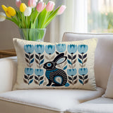 Zuko Rabbit Reversible Indoor/Outdoor Lumbar Pillow