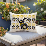 Zuko Rabbit Reversible Indoor/Outdoor Lumbar Pillow