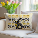 Zuko Rabbit Reversible Indoor/Outdoor Lumbar Pillow