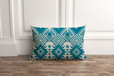 Zuma Geometric Reversible Indoor/Outdoor Rectangular Pillow