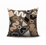 Zyra Abstract Reversible Indoor/Outdoor Square Pillow