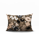 Zyra Abstract Reversible Indoor/Outdoor Lumbar Pillow