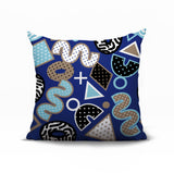 Zyra Abstract Reversible Indoor/Outdoor Square Pillow