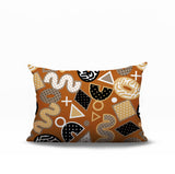 Zyra Abstract Reversible Indoor/Outdoor Lumbar Pillow
