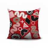Zyra Abstract Reversible Indoor/Outdoor Square Pillow