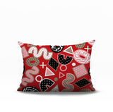 Zyra Abstract Reversible Indoor/Outdoor Lumbar Pillow