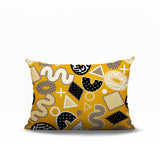 Zyra Abstract Reversible Indoor/Outdoor Lumbar Pillow