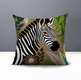 Zyri Zebra Reversible Indoor/Outdoor Square Pillow