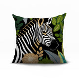 Zyri Zebra Reversible Indoor/Outdoor Square Pillow