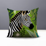 Zyri Zebra Reversible Indoor/Outdoor Square Pillow