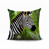Zyri Zebra Reversible Indoor/Outdoor Square Pillow