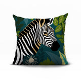 Zyri Zebra Reversible Indoor/Outdoor Square Pillow