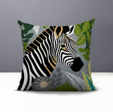 Zyri Zebra Reversible Indoor/Outdoor Square Pillow