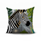 Zyri Zebra Reversible Indoor/Outdoor Square Pillow