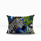 Zyri Zebra Lumbar Indoor/Outdoor Throw Pillow