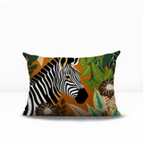 Zyri Zebra Lumbar Indoor/Outdoor Throw Pillow
