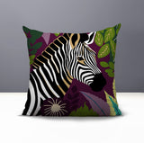 Zyri Zebra Reversible Indoor/Outdoor Square Pillow
