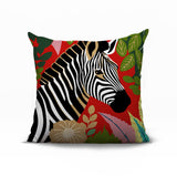 Zyri Zebra Reversible Indoor/Outdoor Square Pillow