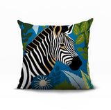 Zyri Zebra Reversible Indoor/Outdoor Square Pillow