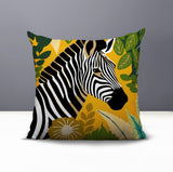 Zyri Zebra Reversible Indoor/Outdoor Square Pillow