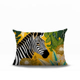 Zyri Zebra Lumbar Indoor/Outdoor Throw Pillow