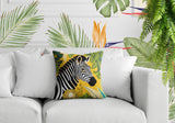 Zyri Zebra Lumbar Indoor/Outdoor Throw Pillow