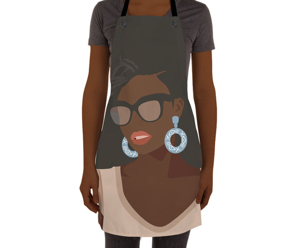 African American Woman Fashion Apron