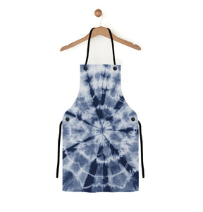 Abstract Circle Japanese Shibori Apron