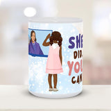 Black Fashionista, Black Women Fashion, Woman Empowerment, Black Woman Art, Gift for Black Woman, Natural hair mug, African American Woman gifts, Kamala Harris, Kamala, ullihome, ulli, buy black, vp, black owned, melanin art, woman art, black girl magic, bgm art, feminist art, strong black woman, afro gifts, black queen, nubian queen, sista art