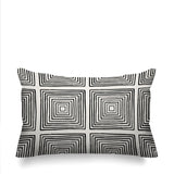  minimalist mid century modern pillow cover, Abstract Bohemian Pillow Cushion, Hand Drawn Line Pillow, ulli, ullihome, buy black, black owned, throw sham, pillow cover, living room decor, bedroom decor, office decor, african art, african american art, woman art, feminist art, black girl magic, bgm art, melanin art, spun polyester, cotton twill, machine washable, made in the u.s.a