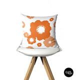 Orange African Fabric Tribal Boho Pillow Cover. Geometric Orange Pillow Cover, Orange Ankara Wax Print Print Pillow, Tribal Boho Kuba Decorative Pillow, Orange Mud cloth Pillow Cover, Orange Floral Flower Mix and Match Pillow, Orange Tribal Boho Pillow, Orange Kuba Cloth Pillow, Orange Kuba, ulli, ullihome, buy black, black owned, living room decor, bedroom decor, throw shams, bgm art, afro art, boho art, african art, african american art, boho art