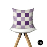 Purple and Beige Bogolanfini Bogolan Mud cloth Pillow Cover, Bohemian Throw Pillow, Purple and White Tribal Euro Sham, Purple Chevron Shape Decorative Pillow Sham, Purple Accent Pillow, living room decor, office decor, bedroom decor, ulli, ullihome, buy black, black owned, throw sham, pillow cover, melanin art, bgm art, african art, black magic art, woman art, african art, african american art