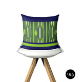 Chartreuse Green and Navy Blue Geometric Throw Pillow, Dark Blue Kente Tribal Mix and Match Pillow, Navy and White Floral chartreuse Pillow Cover, african print, african american print, throw shams, living room decor, bedroom decor, throw shams, bgm art, afro art, melanin art, living room decor, bedroom decor, ulli, ullihome