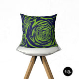 Chartreuse Green and Navy Blue Geometric Throw Pillow, Dark Blue Kente Tribal Mix and Match Pillow, Navy and White Floral chartreuse Pillow Cover, african print, african american print, throw shams, living room decor, bedroom decor, throw shams, bgm art, afro art, melanin art, living room decor, bedroom decor, ulli, ullihome