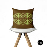 Yellow Baby Blue Brown Burnt Orange Green Brown African Fabric Tribal Boho Pillow Cover, African Safari Royal Pillows, Leopard Pillow cover, bgm art, african print, african art, african american art, ullihome, ulli, buy black, black owned, living room decor, bedroom decor, office decor, throw shams