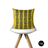 Black and White Zebra Print Pillow, Green and Yellow Africa Fabric Pillow, Stripped Black and White Print Pillow, Yellow African Tribal Boho, tribal art, office decor, living room decor, bedroom decor, ulli, ullihome, bgm art, melanin art, pillow cover, throw shams, buy black, black girl magic art, black owned