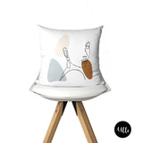 Black Art, Black Girl Magic, Buy Black, Black Queen, Black Girl Magic, Black Woman, Decorative Cushion, Mix Match, Mix and Match, ulli, ullihome, pillow cover, black owned, bgm, bgm art, melanin art, throw pillow
