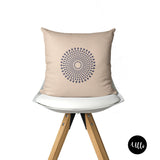 Modern art Pillow. Minimalist Abstract Pillow Cushion, Retro Cushion Cover, Black Girl Power Art. Circle design Pillow Cover, Neutral Color Art, Abstract Art, Melanin Art, ULLI, ULLIHOME, throw pillow, pillow cover